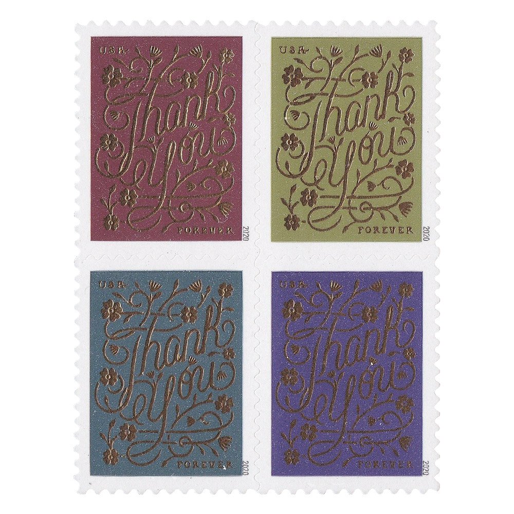 (2020) USPS Thank You Forever Postage Stamps