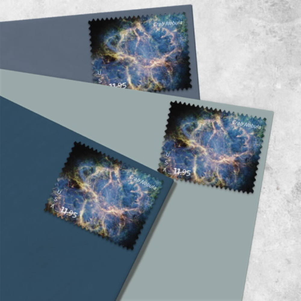 (2026) Crab Nebula Priority Mail Stamps, Sheet of 4
